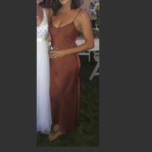 Satin Maxi Dress